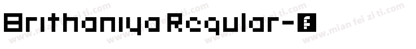 Brithaniya Regular字体转换